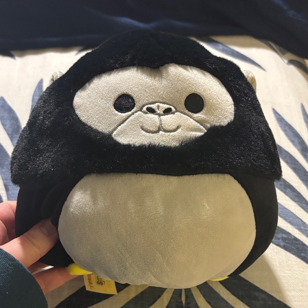 Gorilla and Banana Flip A Mallows Plush